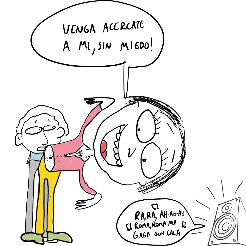 bailar me confunde